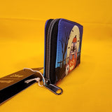 Lilo and Stitch Pumpkin Glow-In-The-Dark Halloween Zip Wallet