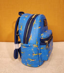 Peter Pan Flying TinkerBell AOP Blue Mini Backpack