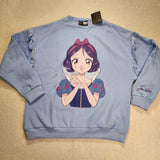 Princess Anime Snow White Sweatshirt Crewneck Pullover Women XL