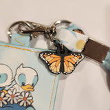 Lilo and Stitch Springtime Frog Ducks Daisy Lanyard ID Holder