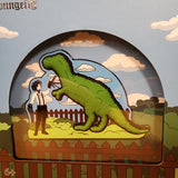 Loungefly Edward Scissorhands Dinosaur Topiary Halloween Horror LE Pin