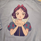 Princess Anime Snow White Sweatshirt Crewneck Pullover Women XL