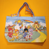 Loungefly Rainbow Brite The Color Kids Canvas Tote Bag Large Weekender Beach Bag