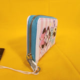 Loungefly Disney Minnie Mouse Vacation Style Poolside Pink Zip Around Wallet