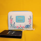 Lilo and Stitch Scrump Ducks Ducklings Floral Zip Wallet