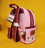 Loungefly Peanuts Snoopy & Woodstock Valentine's Day Heart Letter Mini Backpack