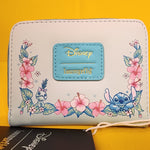 Lilo and Stitch Scrump Ducks Ducklings Floral Zip Wallet