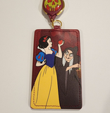 Snow White Poison Apple Villains Old Hag Lanyard ID Holder