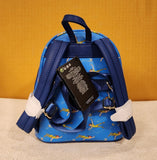 Peter Pan Flying TinkerBell AOP Blue Mini Backpack