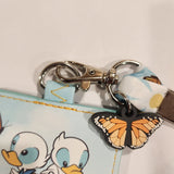 Lilo and Stitch Springtime Frog Ducks Daisy Lanyard ID Holder