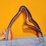 Loungefly Rainbow Brite The Color Kids Canvas Tote Bag Large Weekender Beach Bag