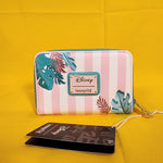 Loungefly Disney Minnie Mouse Vacation Style Poolside Pink Zip Around Wallet