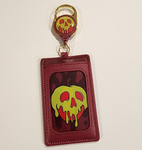 Snow White Poison Apple Villains Old Hag Lanyard ID Holder