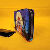 Lilo and Stitch Pumpkin Glow-In-The-Dark Halloween Zip Wallet