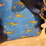Peter Pan Flying TinkerBell AOP Blue Mini Backpack