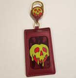 Snow White Poison Apple Villains Old Hag Lanyard ID Holder