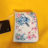 Lilo and Stitch Scrump Ducks Ducklings Floral Zip Wallet
