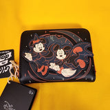 Mickey & Minnie Broom Ride Halloween Glow-in-the-Dark Wallet