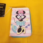 Loungefly Disney Minnie Mouse Vacation Style Poolside Pink Zip Around Wallet
