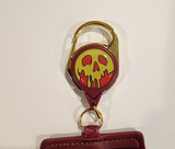 Snow White Poison Apple Villains Old Hag Lanyard ID Holder