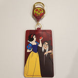 Snow White Poison Apple Villains Old Hag Lanyard ID Holder