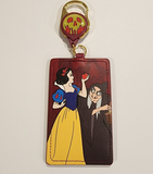 Snow White Poison Apple Villains Old Hag Lanyard ID Holder