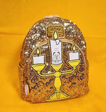 Beauty And The Beast Lumiere Sequin Series Mini Backpack