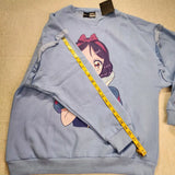 Princess Anime Snow White Sweatshirt Crewneck Pullover Women XL