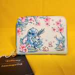 Lilo and Stitch Scrump Ducks Ducklings Floral Zip Wallet