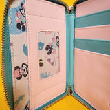 Loungefly Disney Minnie Mouse Vacation Style Poolside Pink Zip Around Wallet