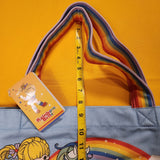 Loungefly Rainbow Brite The Color Kids Canvas Tote Bag Large Weekender Beach Bag