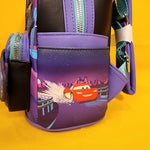 Loungefly Disney Cars Lightning McQueen & Sally Nighttime Light-Up Mini Backpack
