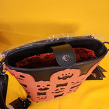 Loungefly Jack-o'-Lantern Glow in the Dark Pumpkin Halloween Crossbody Bag