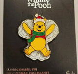 Winnie the Pooh Snow Angel Pooh Bear Moving Arms Enamel Pin