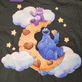 Cakeworthy Care Bears x Sesame Street Cookie Monster Long Sleeve TShirt M NEW