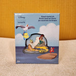 Little Mermaid Tritons Gift Hinged Ariel Rock 3" LE Enamel Pin