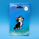 Disney Cats Figaro Sitting Pinnochio Cat Enamel Pin