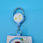 Loungefly Disney Princess Snow White Blue Bird Retractable Lanyard ID Holder
