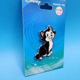 Disney Cats Figaro Sitting Pinnochio Cat Enamel Pin