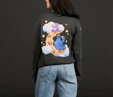 Cakeworthy Care Bears x Sesame Street Cookie Monster Long Sleeve TShirt M NEW