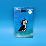 Disney Cats Figaro Sitting Pinnochio Cat Enamel Pin