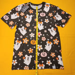 Loungefly Disney Mickey & Minnie Floral Cute Ghost Unisex Tee Halloween Size S