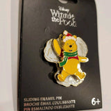 Winnie the Pooh Snow Angel Pooh Bear Moving Arms Enamel Pin