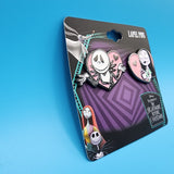 Nightmare Before Christmas Jack And Sally Pink Heart Bioworld Pin Set