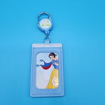 Loungefly Disney Princess Snow White Blue Bird Retractable Lanyard ID Holder