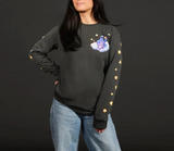 Cakeworthy Care Bears x Sesame Street Cookie Monster Long Sleeve TShirt M NEW