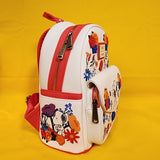 Loungefly Peanuts Snoopy Flowers Embroidered Envelope Letter Mini Backpack