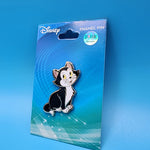 Disney Cats Figaro Sitting Pinnochio Cat Enamel Pin