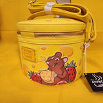 Loungefly Disney Pixar Ratatouille Remy Cheese Strawberry Scented Crossbody Bag