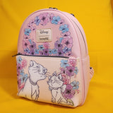 Loungefly Disney The Aristocats Duchess & Marie Pink Floral Mini Backpack
